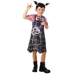 Rubie ́s Vampir-Kostüm Disney's Vampirina leuchtendes Kostüm für Kinder, Halloweenkleid aus Disneys Vampir-Serie schwarz 116