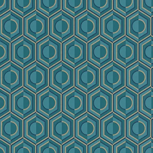 Rasch Tapete 710144 in petrol von Rasch