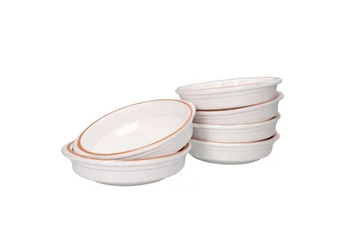 MamboCat Tapas-Schale 2er Set Cazuela WEISS - Snackschalen aus handgefertigtem Ton, ideal für Brunch, Buffet und kreative Anrichtearten. Jede Schale ist ein Unikat mit exzellenter Wärme- und Kühleigenschaft.