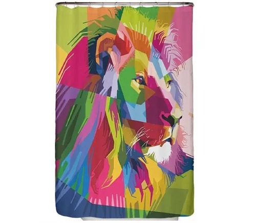 Arteneur Duschvorhang 120 cm - Anti-Schimmel & Waschbar - Duschvorhang aus recyceltem Polyester, 120 cm breit, mit beschwertem Saum und Anti-Schimmel-Beschichtung. Waschbar bei 40°C, ideal für hygienische Badezimmer.