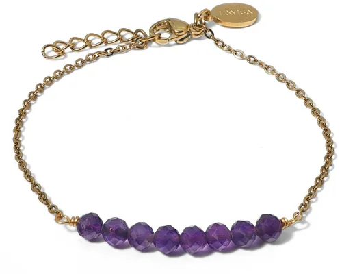 LAVISA Armband Edelstein in lila von LAVISA