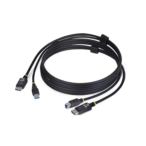 6ft (1.8m) DisplayPort und USB KVM Kabel von StarTech