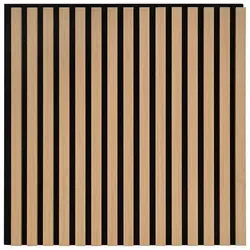 vidaXL Wandpaneele 8 Stück Natur 60,5 x 60 cm - Moderne Wandpaneele aus robustem Holzwerkstoff mit edler Eichenfurnier-Oberfläche. Ideal zur Raumgestaltung und Geräuschreduzierung. Einfache Montage für ein elegantes Ambiente in jedem Raum.