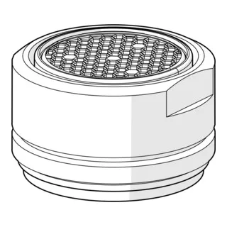 Hansa Luftsprudler 59914068 M24x1 HC-STD, 6 l/min, Laminar