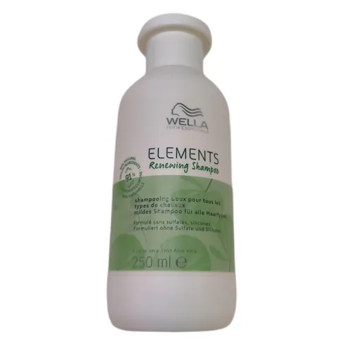 WELLA PROFESSIONALS ELEMENTS RENEWING Glättendes Shampoo 250ml - Vegan und sanft für alle Haartypen, revitalisiert und glättet das Haar für ein gesundes, glänzendes Aussehen.