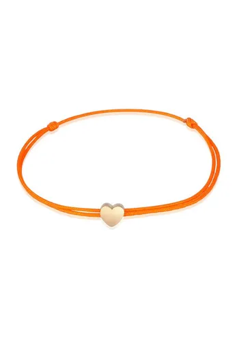 Elli Armband Herz Liebe Textil Romantik 925 Silber (kein Set, 1-tlg), Herz