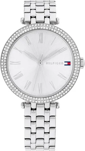 Tommy Hilfiger NATALIE Damenuhr (Ø 38 mm) - Elegante Damenuhr aus Edelstahl mit 3 atm Wasserdichtigkeit und mineralischem Kristall, perfekt für stilbewusste Frauen.
