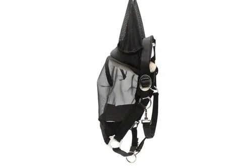 Busse Fliegenhalfter Fast Pony schwarz Fliegenmaske mit Halfter