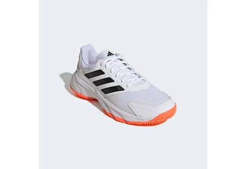 adidas Performance COURTJAM CONTROL 3 CLAY Tennisschuh für Sandplätze - Clay orange/weiß 47 1/3 EU - Sportlicher Tennisschuh für Sandplätze mit cloudfoam Dämpfung für hohen Komfort. Ideal für intensives Spiel, bietet Stabilität und optimalen Halt.