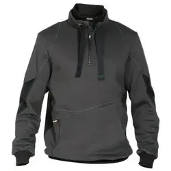 Stellar Sweatshirt - anthrazit/schwarz, Größe XS - Arbeits- & Schutzkleidung mit Cordura® Ellbogen-Patches und Kängurutasche, ideal für Veredelung und nach OEKO-TEX® Standard 100 geprüft.