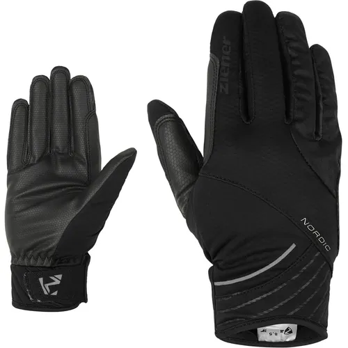 Ziener Herren Urto Touch Handschuhe (Größe 10.5, schwarz)