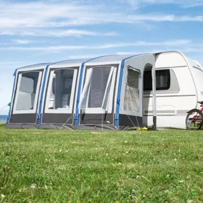 dwt Vorzelt Space Air HQ grau 445 cm x 280 cm x 250 cm