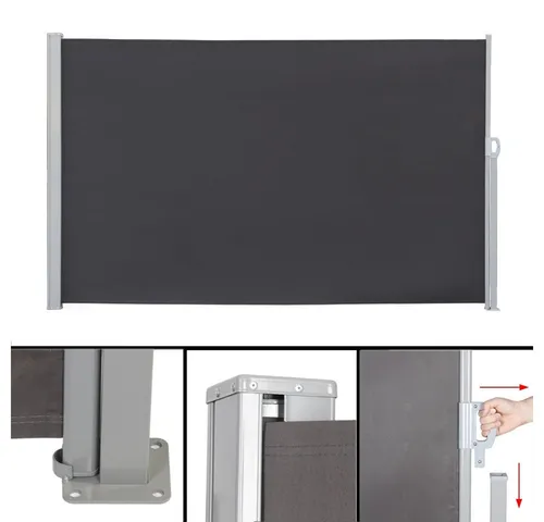 Melko Seitenmarkise Seitenmarkise Balkonmarkise Sichtschutz Windschutz verschiedene (Stück) Mit automatischer Zurückroll-Funktion