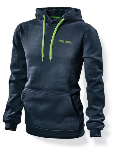 Festool Arbeitspullover Kapuzenpullover Größe S - Festool Bekleidung, komfortabler Hoodie mit Känguru-Tasche und regulierbarem Kordelzug für perfekten Sitz.