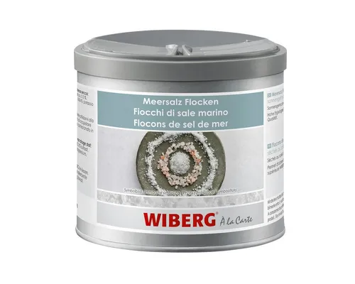 WIBERG Meersalz Flocken sonnengetrocknet Salz, 350,0 g