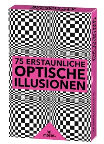 moses. 75 erstaunliche Optische Illusionen – 75 Karten mit Anamorphosen, 3D-Effekten, Schattenspielen und Vexierbildern für Jugendliche und Erwachsene