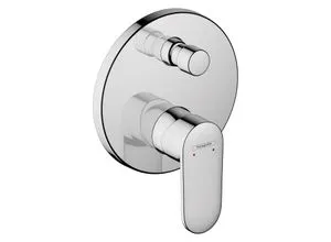 hansgrohe Wannenarmatur Vernis Blend, Unterputz Badarmatur für 2 Funktionen - Armaturen für Badezimmer mit elegantem Design und hochwertigem Keramikmischsystem, ideal für platzsparende Unterputz-Installation.