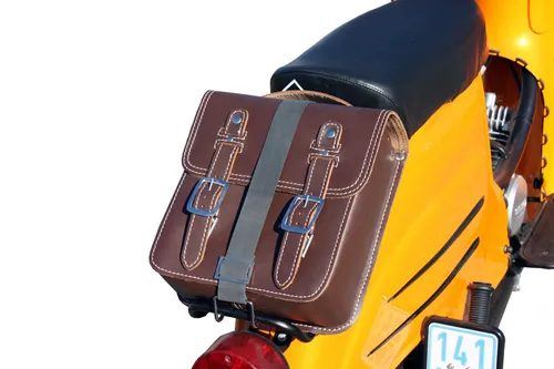 Kleine Leder Hecktasche für Simson Schwalbe von Malo-online