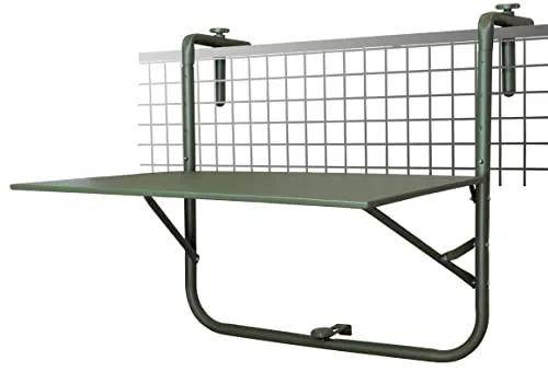 Trendyshop365 Hängender Balkontisch Klappbar 60x40 cm