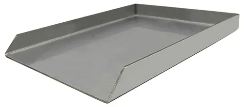 Edelstahl Grillplatte 30 x 40 cm Plancha verschweißt / 4mm Materialstärke /Grill