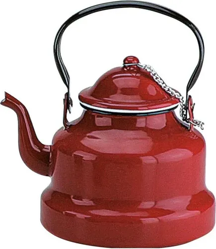 Ibili 1L Espressokocher - Stylischer Kessel für Kaffee und Tee - Kaffeezubehör & Espressozubehör: Der IBILI 1L Kettle in lebhaftem Rot kombiniert stilvolles Design mit schneller Heizleistung, ideal für Kaffee- und Teeliebhaber.