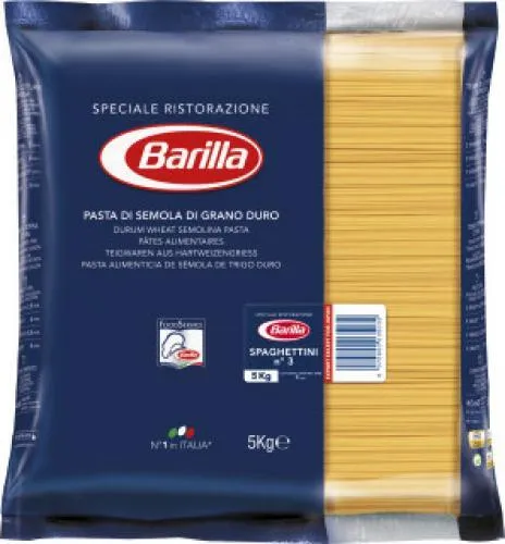 Barilla Spaghettini Nr.3 5kg in weiß von Barilla