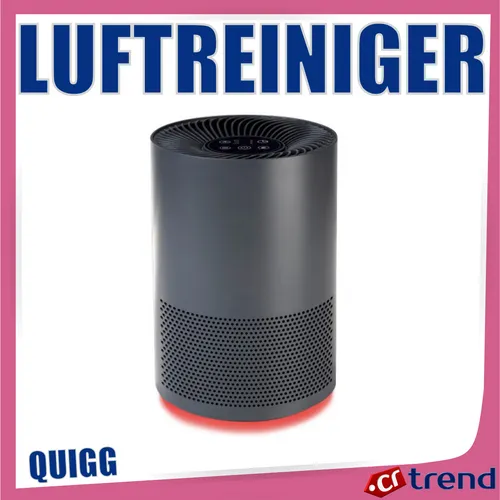 Quigg Luftreiniger mit doppeltem Filtersystem
