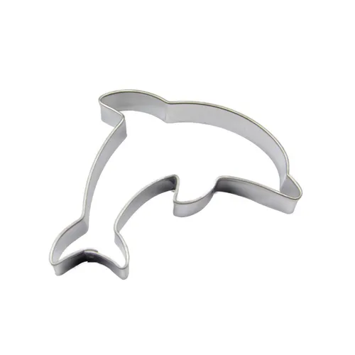 Ausstecher Ausstechform Delphin Delfin 7 cm Edelstahl Fisch Keksausstecher Keks