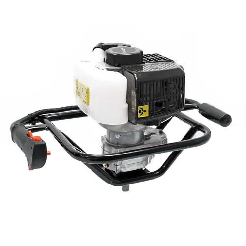 Wiltec Erdlochbohrer 1,4 kW - Benzinmotor für effizientes Bohren - Handerdbohrer mit 1,4 kW Leistung, ideal für Garten- und Landschaftsbau. Leicht und ergonomisch, perfekt für Pflanzungen und Fundamentarbeiten.