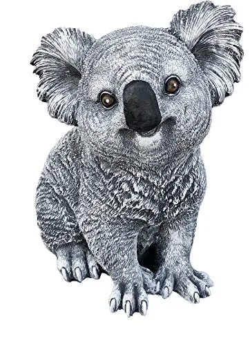 Steinfigur Koala Bär, Frost- und wetterfest bis -30°C, massiver Steinguss