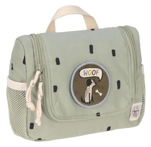 Kulturbeutel Kinder Happy Prints light olive - Reisetaschen für Kinder, leicht und praktisch mit fröhlichen Prints – perfekt für Reisen oder den Alltag!