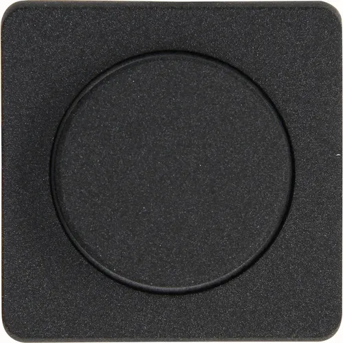 Kopp MILANO – Dimmer-Abdeckung für Druck-Wechseldimmer, Farbe: Anthrazit