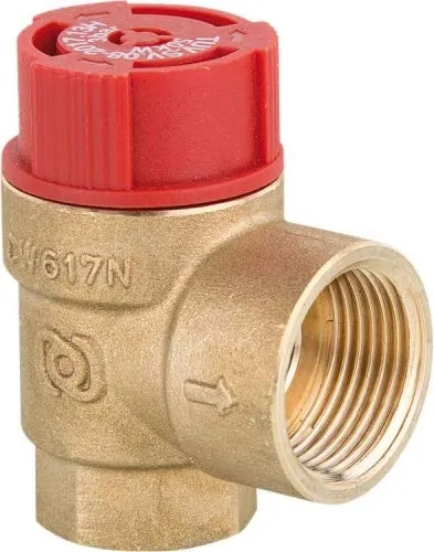 Membran-Sicherheitsventil Heizung Überdruckventil 1/2 3/4 1 Zoll 2,5-3,0 bar Varianten Sicherheitsventil Heizung Anschluss 1/2