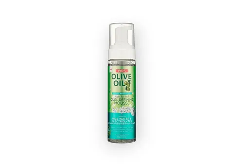 Ors Haarmousse ORS Olive Oil Max Moisture Curl Defining Mousse, Spendet Feuchtigkeit, definiert Locken, hinterlässt kein Verkleben