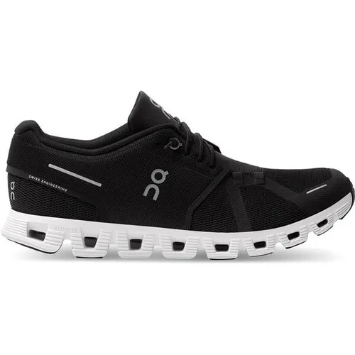 ON Herren Freizeitschuhe Cloud 5 - Komfortabel und nachhaltig - Laufschuhe mit CloudTec in Zero-Gravity-Schaum für optimale Dämpfung und verbesserte Passform. Ideal für jeden Anlass und umweltfreundlich durch Recycling-Materialien.