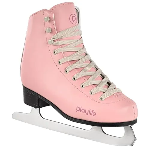 Playlife Schlittschuhe für Damen - Eislaufschuhe Charming Rose - Ice Skate in Gr. 35-42 - Eiskunstlaufskate zum Schlittschuhlaufen