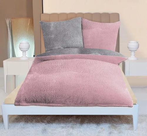 Gözze Wendebettwäsche Cashmere-Feeling 135x200 cm in pink von Gözze