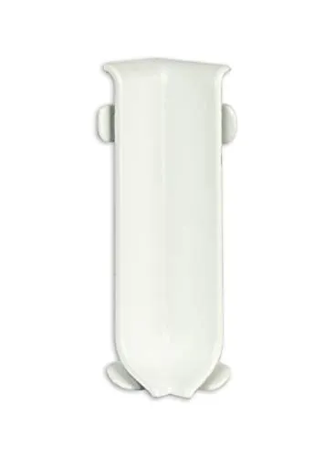 Höhe: 60 mm FUCHS Innenecke Aluminium Weiß glänzend pulverbeschichtet