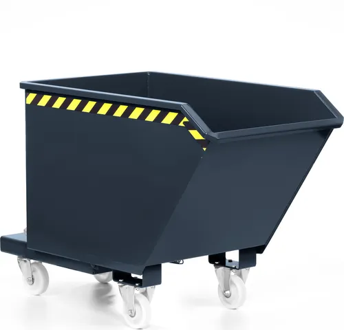 Produktbild Kippbehälter aus Stahl, 1000 Liter, grau