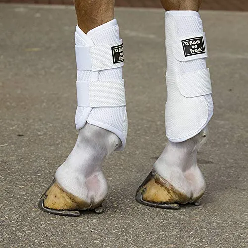 Back on Track Arbeitsgamaschen Brushing Boot 3D Mesh (L) - Reiten, atmungsaktive 3D Mesh-Technologie für optimale Belüftung und Komfort beim Training.