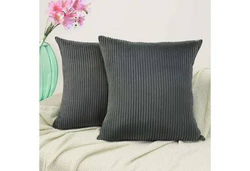 Amilian Kissenbezüge - 2er Set Kissenbezug - Kissenhüllen - Zierkissenbezüge, (2 Stück), 40x40 cm, Kissenhülle für Sofakissen, Dekokissen, Kissen, Zierkissen.