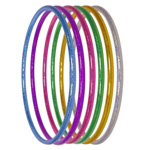 Hoopomania Hula-Hoop-Reifen für Kinder, Glitter Farben, Ø 80cm Rot - Hula-Hoop-Reifen für Kinder: Fördert Bewegung und Gesundheit mit 7 funkelnden Glitterfarben. Ideal für Spaß und aktives Spiel im Freien. Handgefertigt in Deutschland.