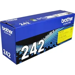 Brother Toner TN-242Y Gelb - Originaltoner für Brother DCP, MFC und HL Serien, bis zu 1.400 Seiten, optimale Druckqualität für brillante Farbausdrucke