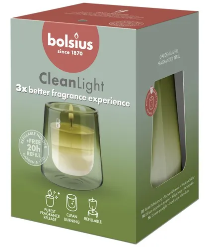 Bolsius Cleanlight Starterkit Gardenia & Feige  Duftkerze
