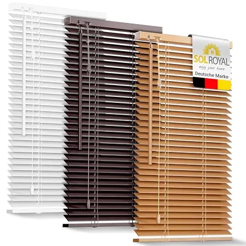 Produktbild Sol Royal Jalousie SolDecor JH3, Holzjalousie Eiche