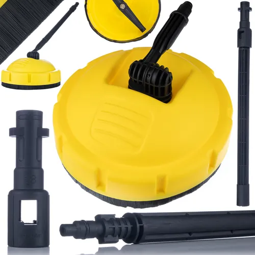 Rosfix T-Racer Würfelwaschbürste Set für Hochdruckreiniger