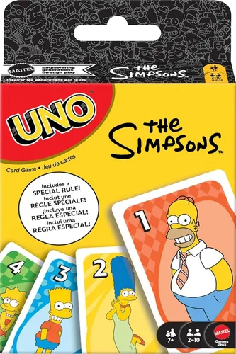 Games UNO The Simpsons, Kartenspiel, Abwurf, 7 Jahr(e), Familienspiel