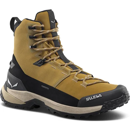 Salewa Puez Winter Mid Powertex Wanderschuhe - Wasserdichte Herren-Trekkingschuhe mit isolierter Powertex-Membran, ideal für winterliche Abenteuer in urbanem und technischem Gelände.