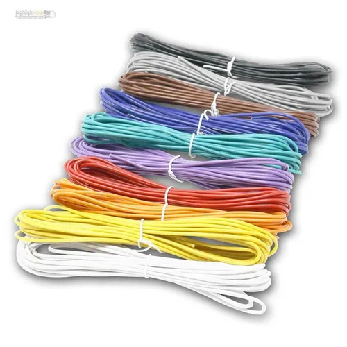 Produktbild 50m Litze Set 1,00mm² – Kupfer-Schalt-Litze in 10 Farben