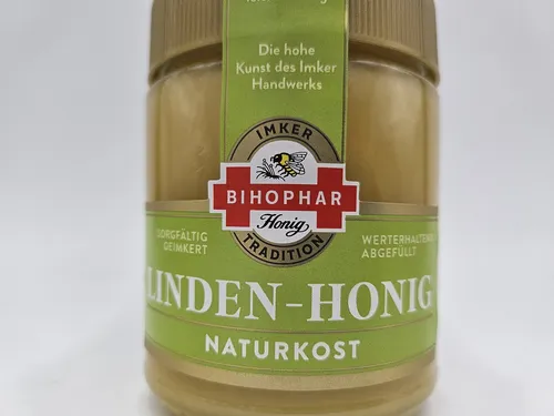 Bihophar Linden Honig Naturkost sorgfältig geimkerter 500g -MHD 08/27- #R31B5